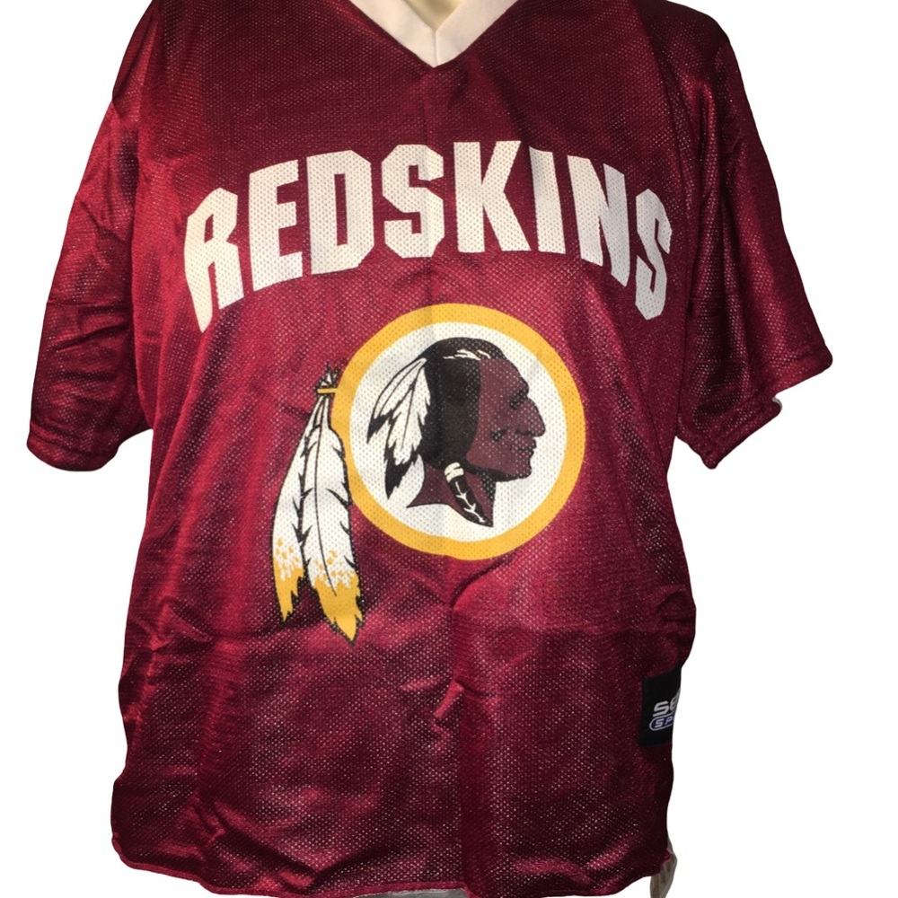 Redmaroon 'Redskins' Graphic Football Jersey
